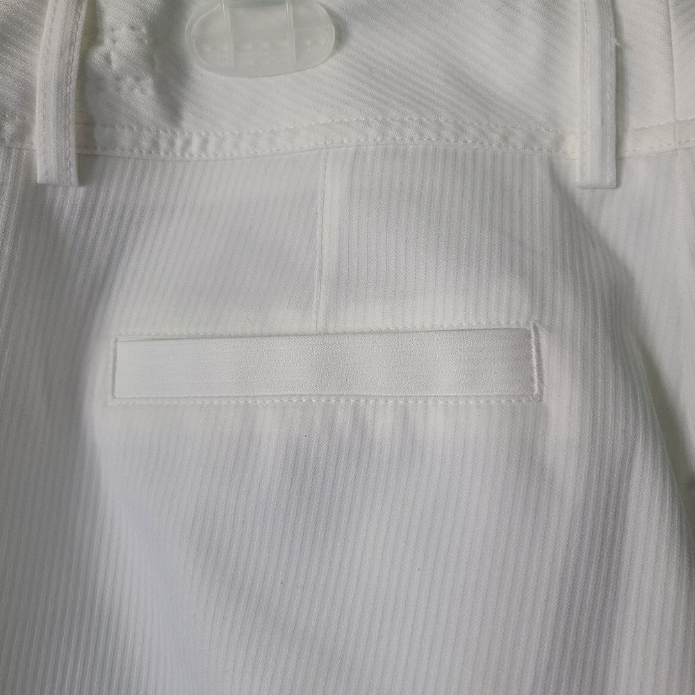 Express Design Studio White Cropped Trouser Size 8 - Picture 5 of 7